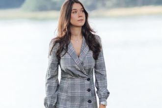 top plaid pieces for fall liv for luxury liv micheli wearing free people plaid dress and mango white boots